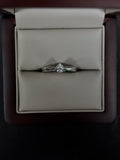 Anillo Oro Blanco 18k - 0.20ct Brillante Natural