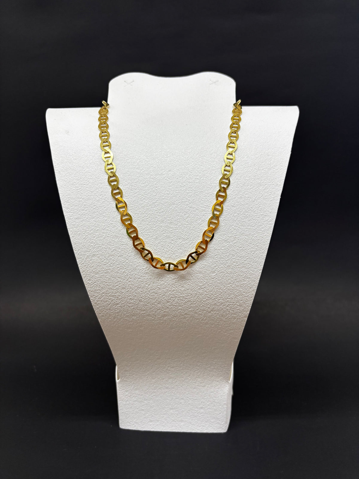 Cadena Tejido Gucci Oro Italiano 10k 14.5g