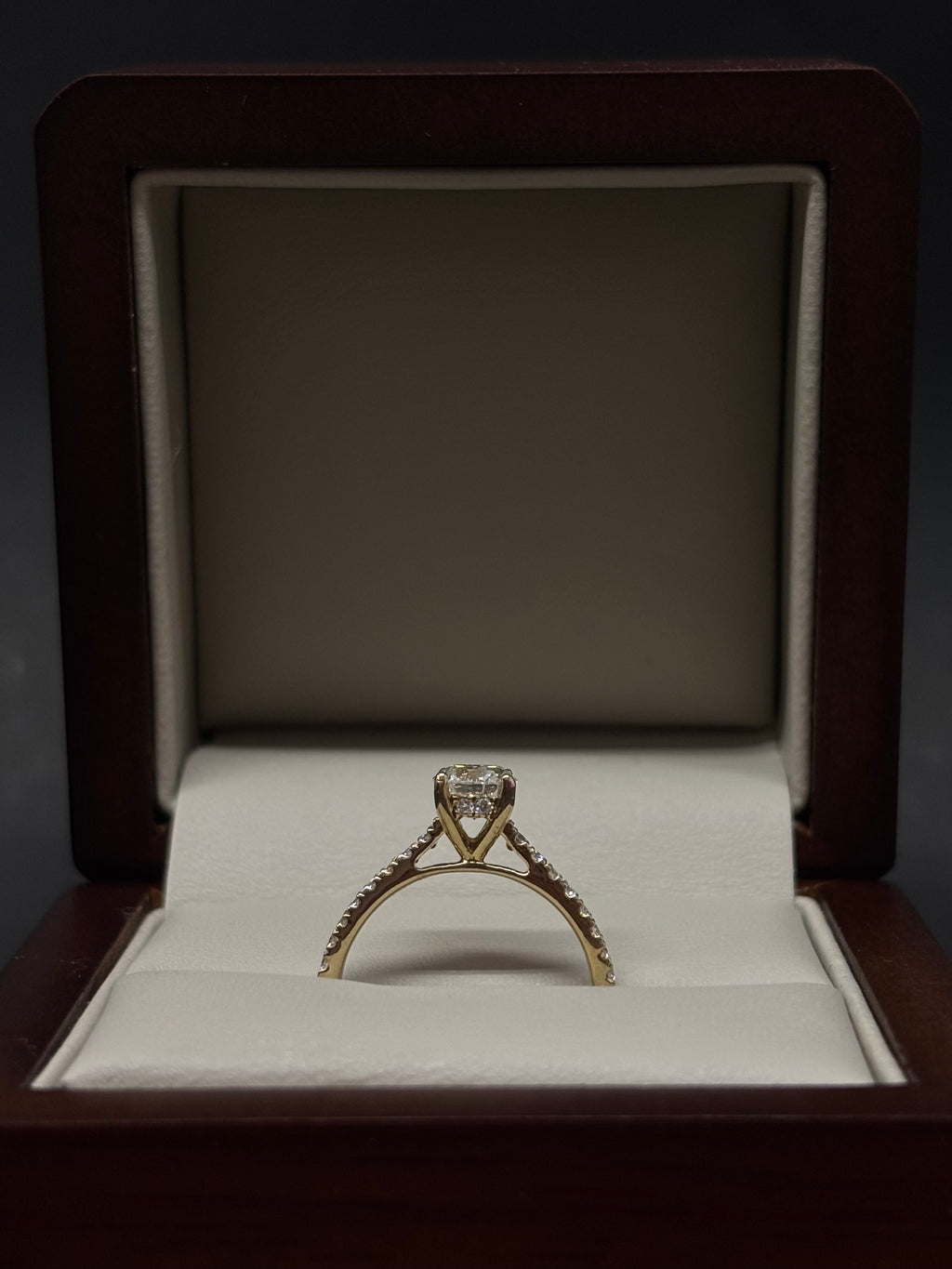 Anillo Oro Amarillo 14k - 0.79ct Brillante de Laboratio