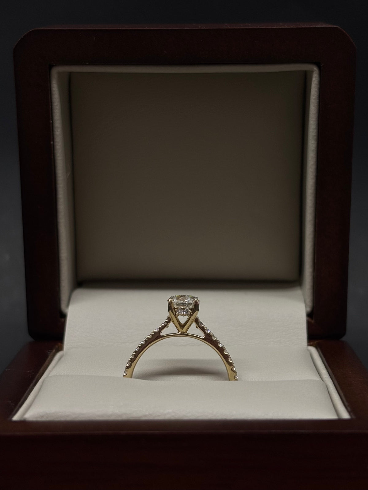 Anillo Oro Amarillo 14k - 0.79ct Brillante de Laboratio