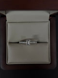 Anillo Oro Blanco 14k - 0.79ct Brillante de Laboratio
