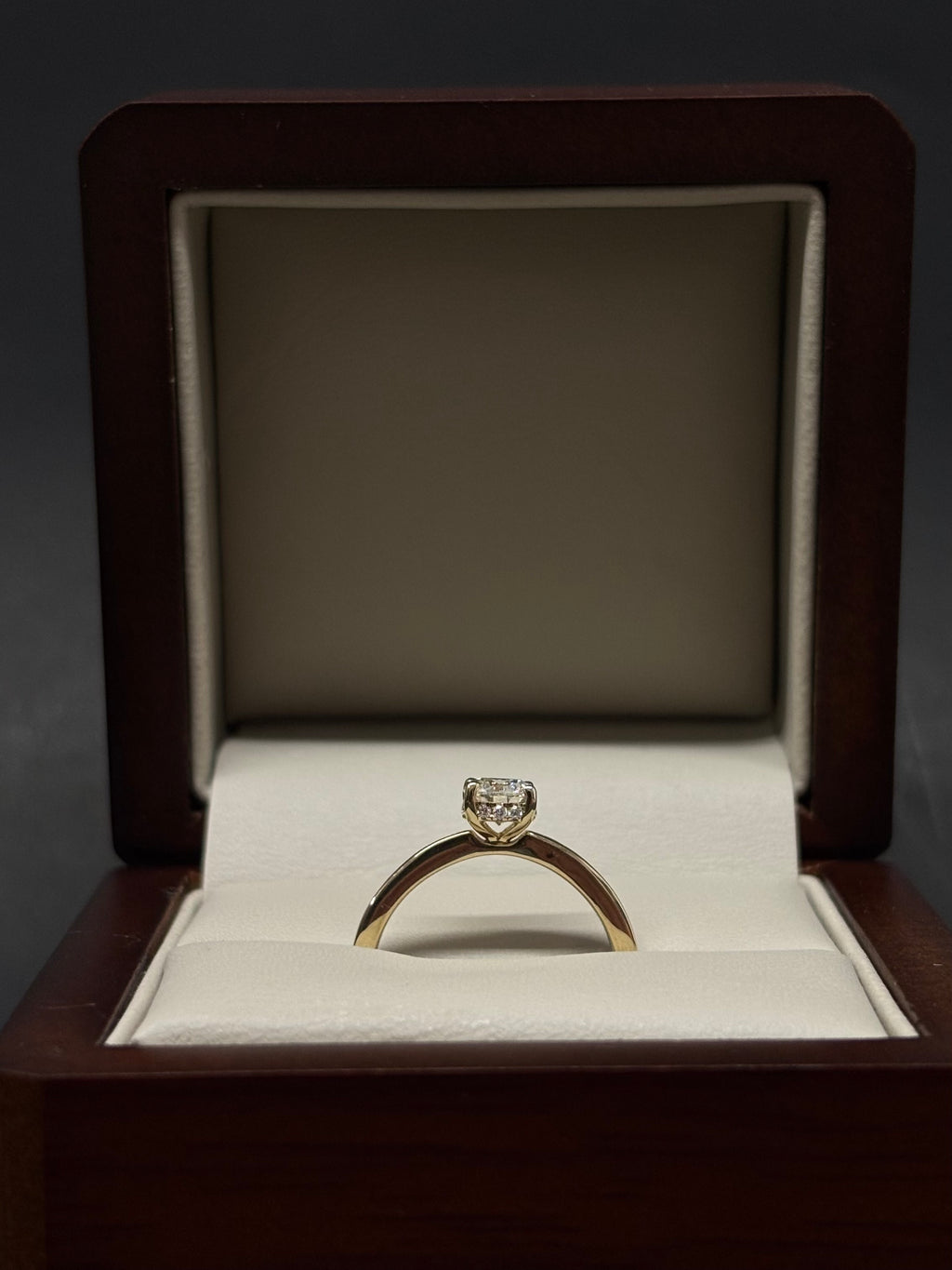 Anillo Oro Amarillo 14k - 0.53ct Brillante de Laboratio