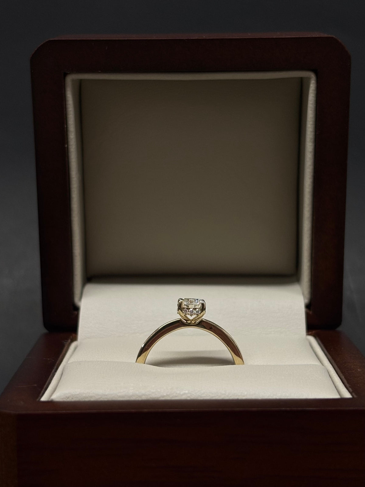 Anillo Oro Amarillo 14k - 0.53ct Brillante de Laboratio