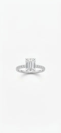 Anillo Oro Blanco 14k - 1.27ct Brillante de Laboratio con Certificado IGI