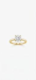 Anillo Oro Amarillo 14k - 0.53ct Brillante de Laboratio